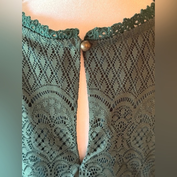 Speechless Forrest Green Women’s Mini Dress Short Sleeves Lined Size Medium - Picture 7 of 16